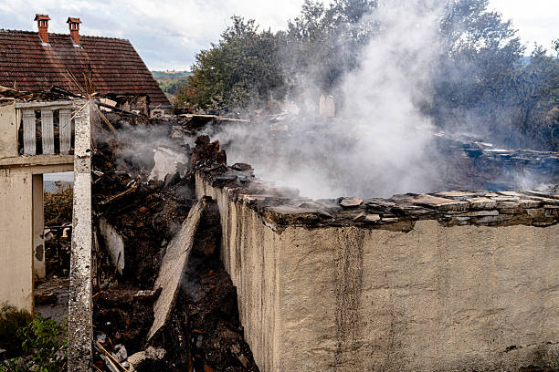 Professional Fire Damage Removal technician working in Centuria, WI